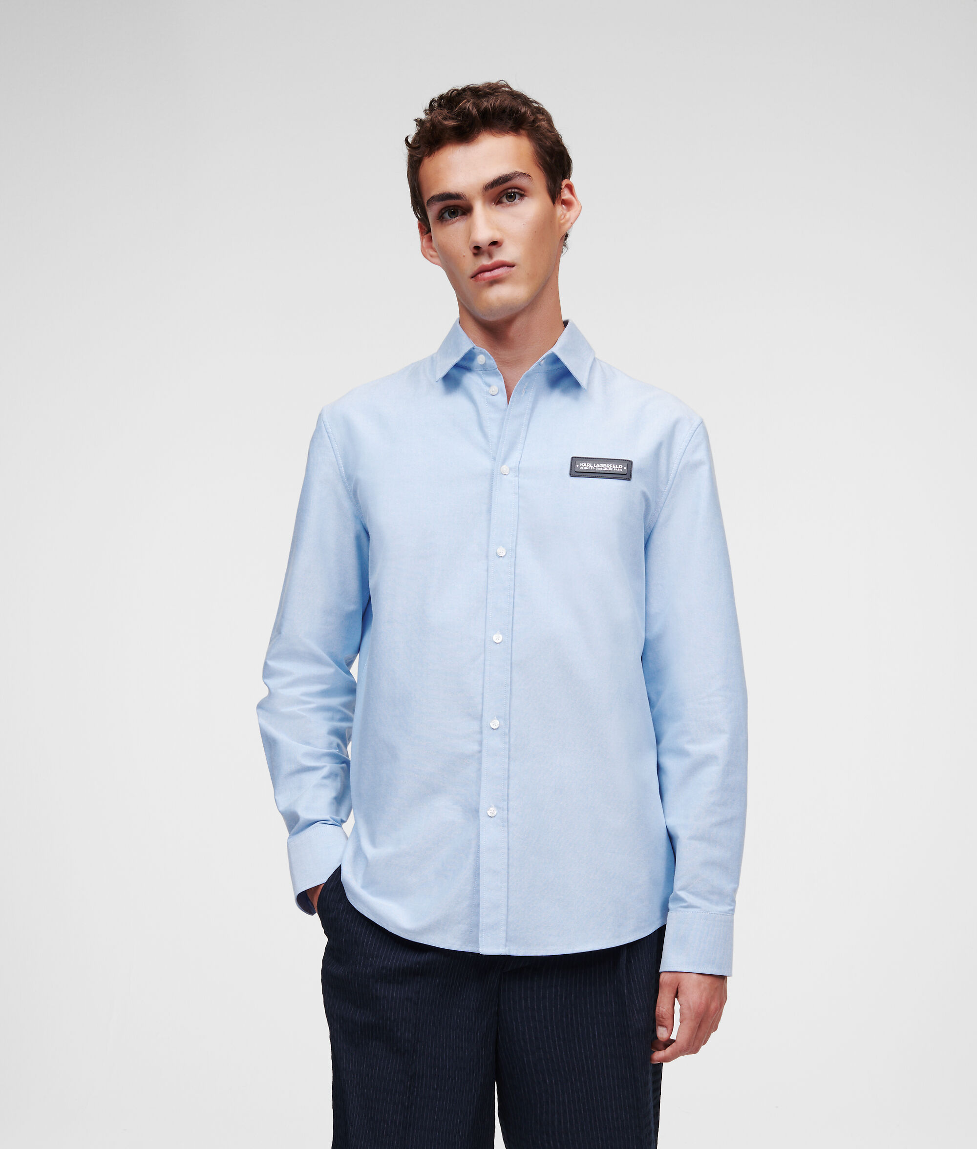 (image for) Compact KARL LOGO OXFORD SHIRT